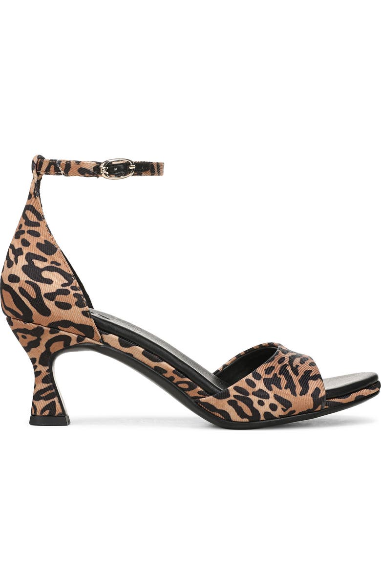Naturalizer Jules Ankle Strap Sandal, Alternate, color, Leopard Print Fabric