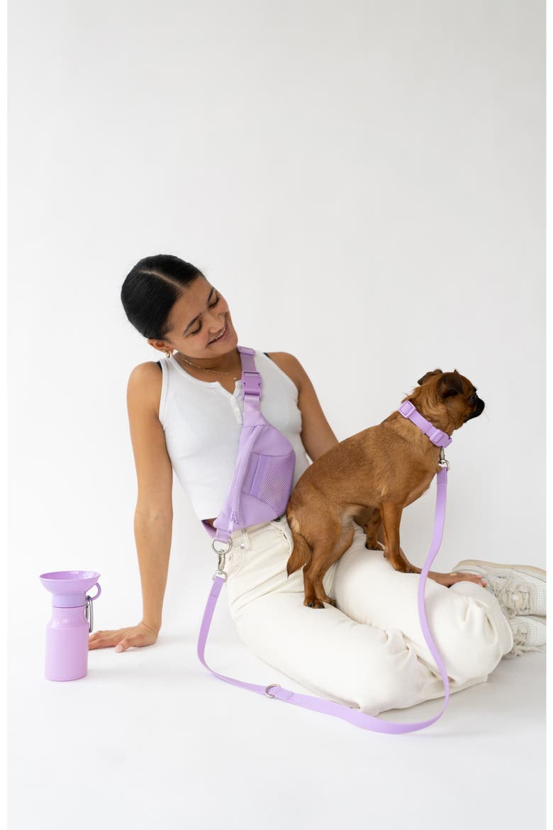 Dog Sling Bag & 15 oz. Water Bottle Set, Alternate, color, LILAC