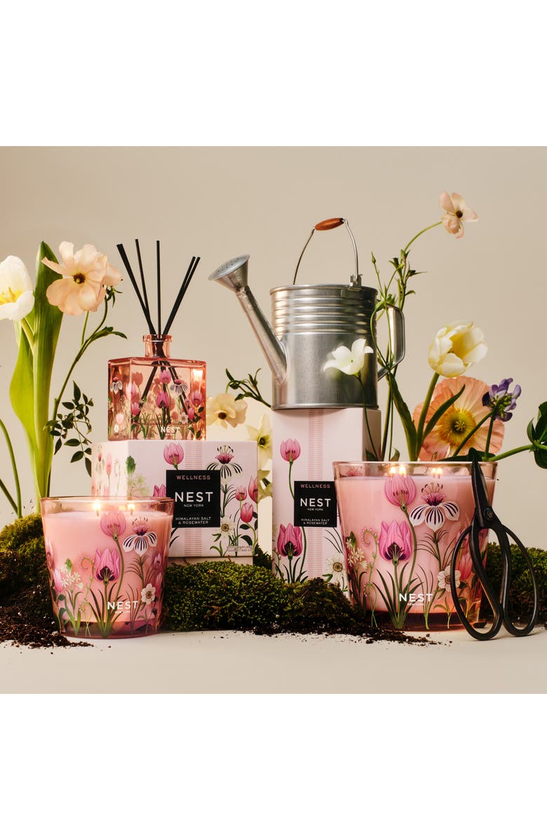 NEST New York Himalayan Salt & Rosewater Scented Candle, Alternate, color, 