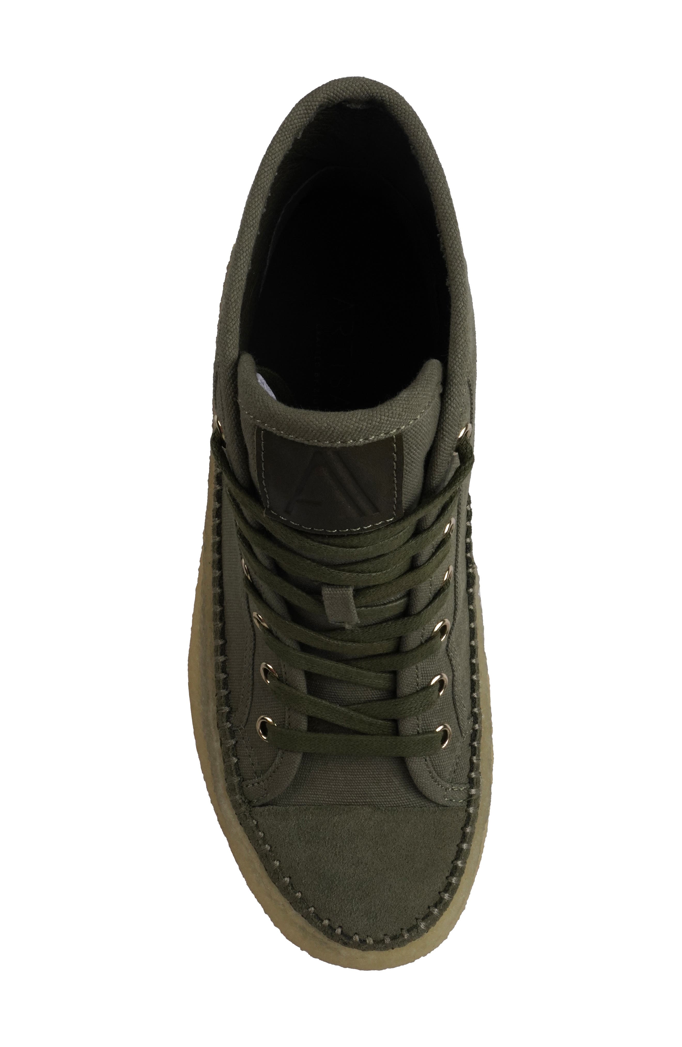 Camena High Top Sneaker, Alternate, color, OLIVE CANVAS