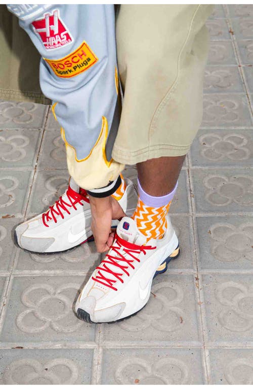 Doiy Chicken Ramen 3d Crew Socks In Yellow