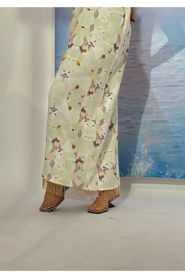 Camellia Midi Dress, Alternate, color, Green