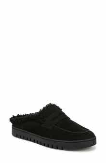 Vionic Uptown Faux Shearling Mule