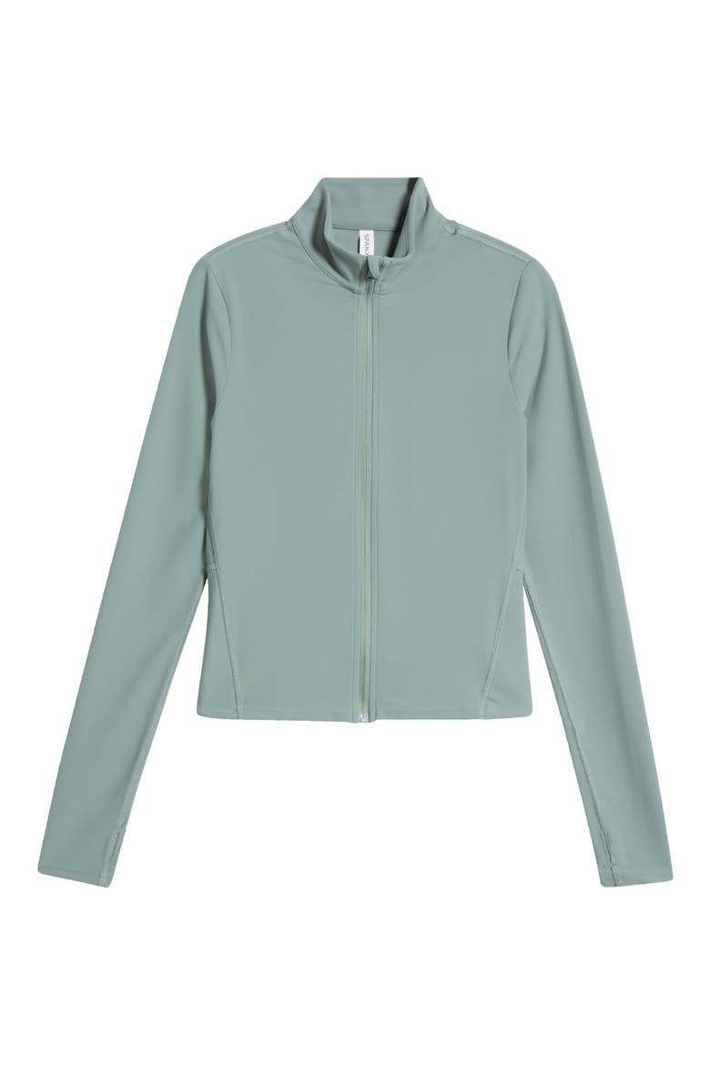 SPANXsmooth™ OnForm Full Zip Jacket, Main, color, FENNEL