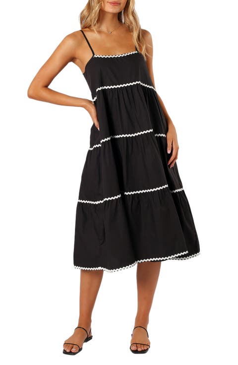 Loella Tiered Midi Dress