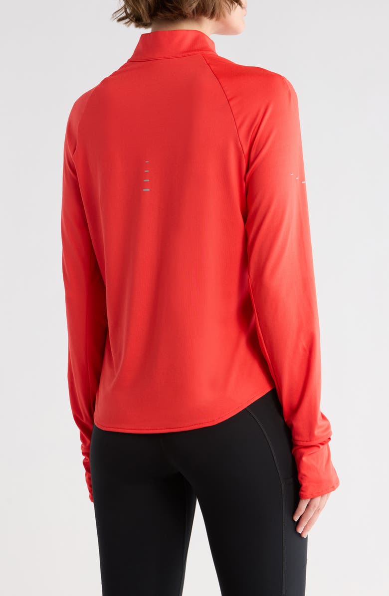 Nike Swift Dri-FIT UV Half Zip Running Top, Alternate, color, Light Crimson