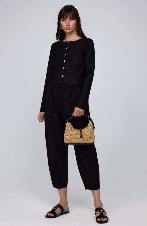 Aella Mid Rise Relaxed Pants