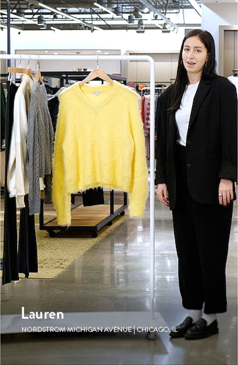 Brushed V-Neck Sweater, sales video thumbnail