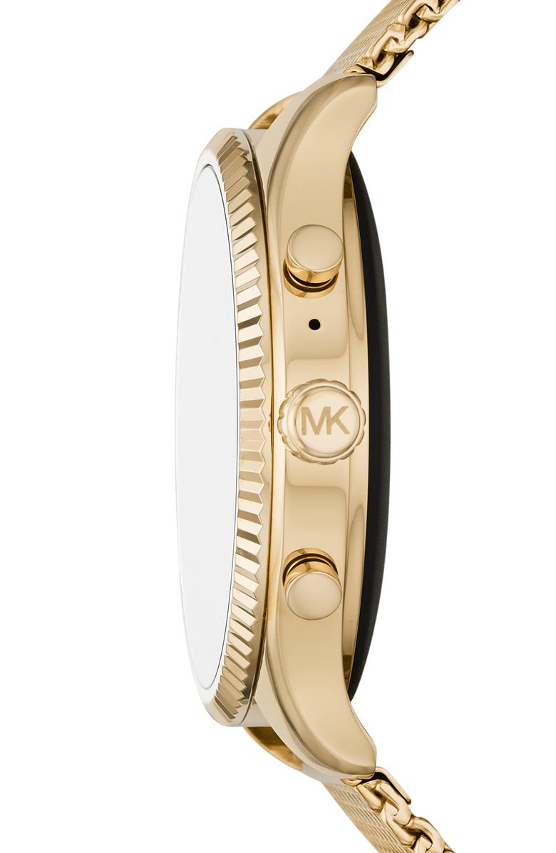 Michael Kors Gen 5 Lexington Mesh Bracelet Smart Watch, 44mm, Alternate, color, 