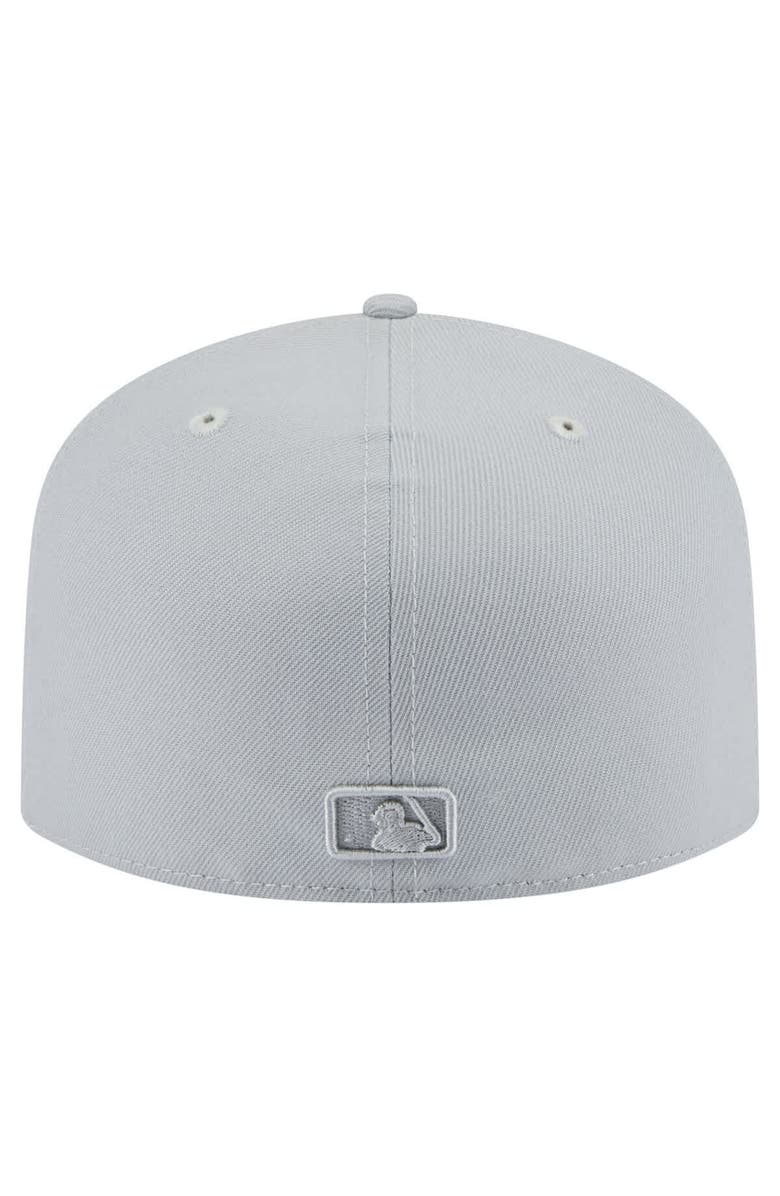 New Era Men's New Era  Gray Chicago Cubs Colorpack 59FIFTY Fitted Hat, Alternate, color, Gray