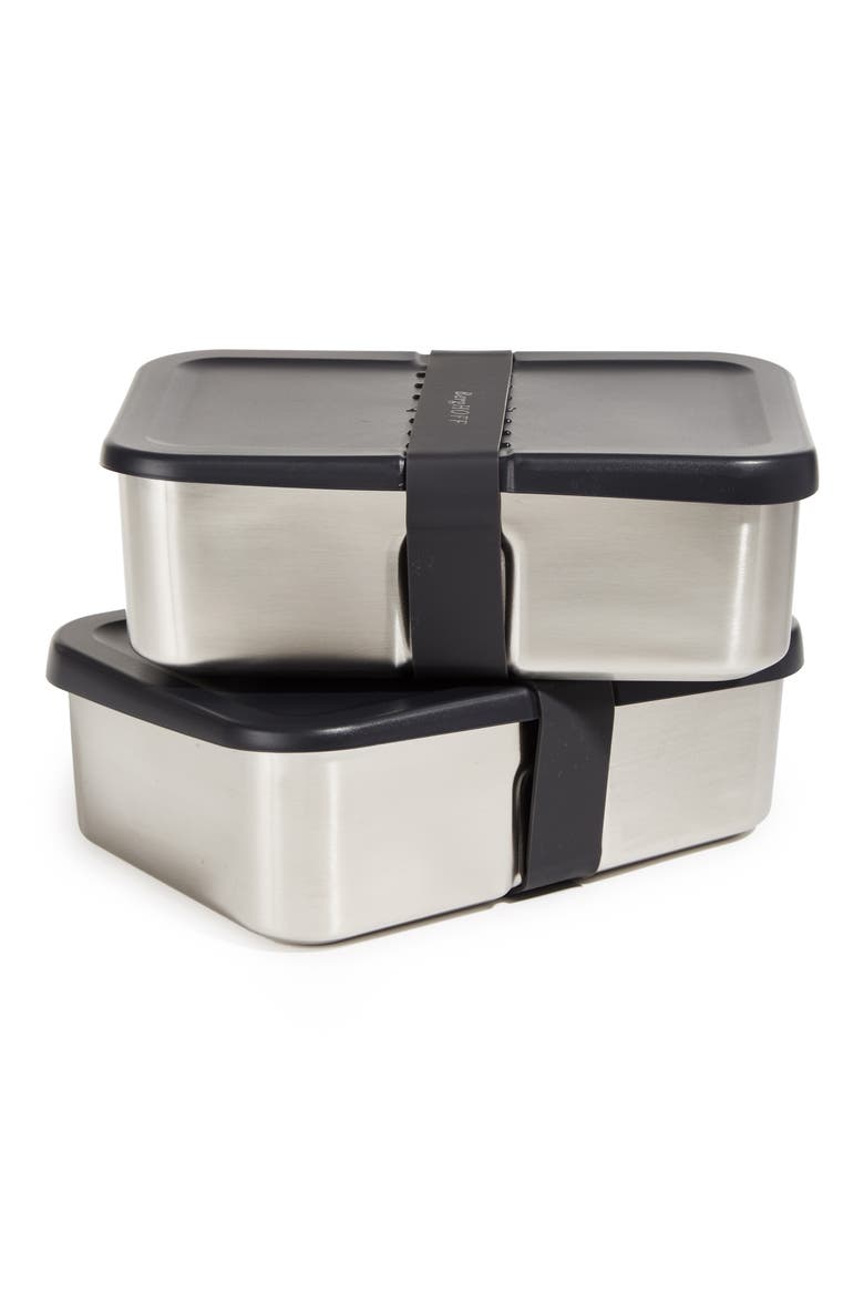 Essentials 6-Piece Lunch Box Set, Main, color, SILVER