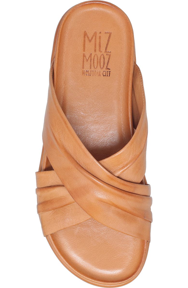 Miz Mooz Talisa Slide Sandal, Alternate, color, Brandy