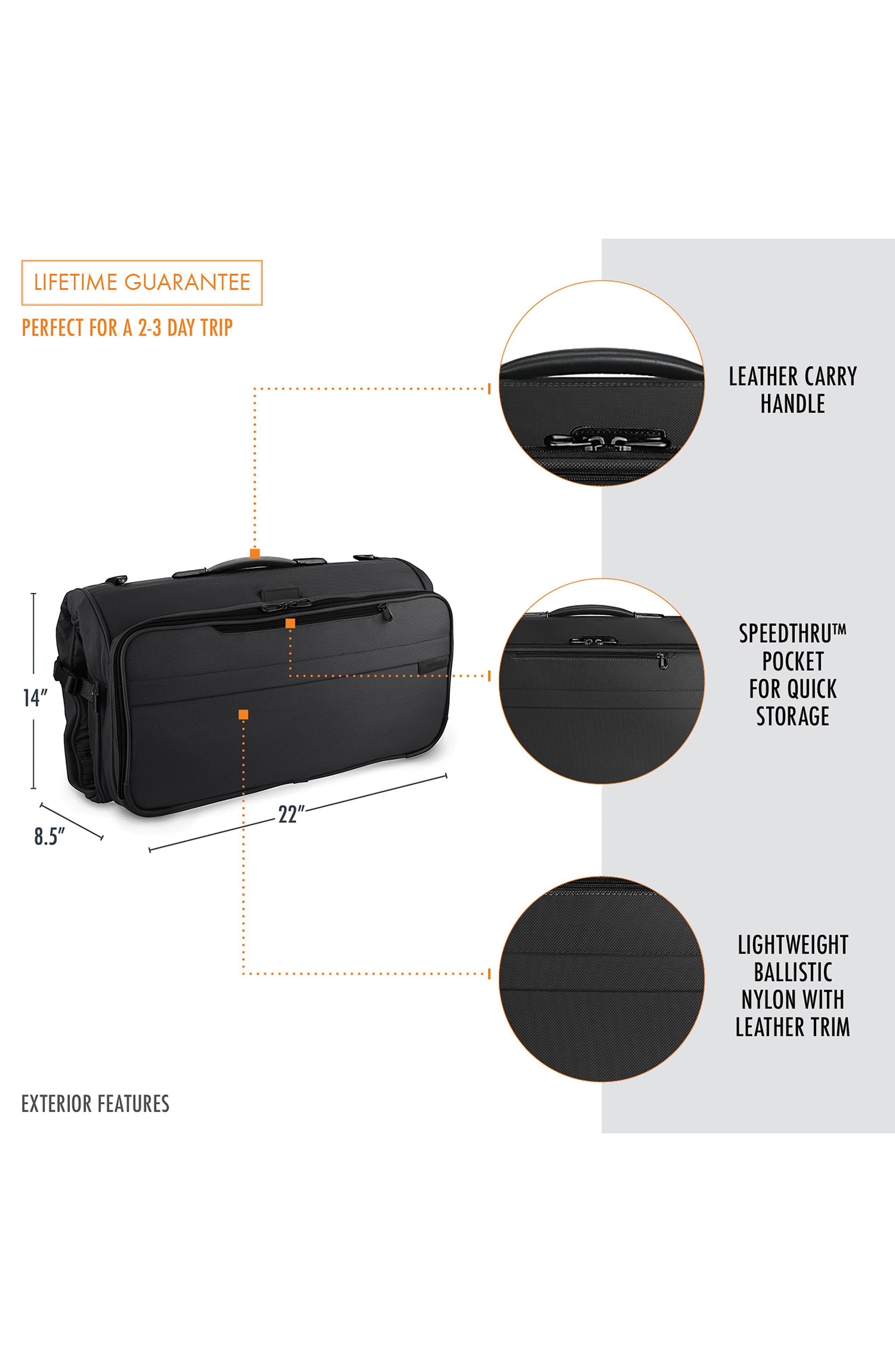 Briggs & Riley Baseline - Compact Garment Bag, Alternate, color, 