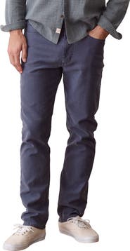 Marine Layer Flex Terry Slim Straight 5-Pocket Pants