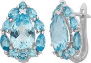 FZN Cubic Zirconia Lever-Back Earrings