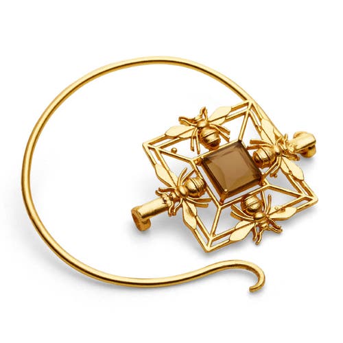 Dhwani Bansal Mori Single Band In Gold Plated