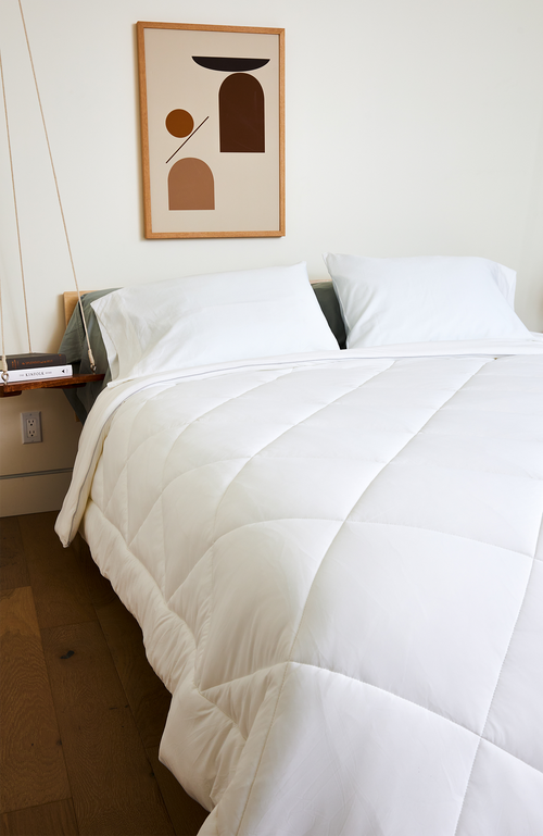 Slumber Cloud Lightweight Ultracool Comforter In White