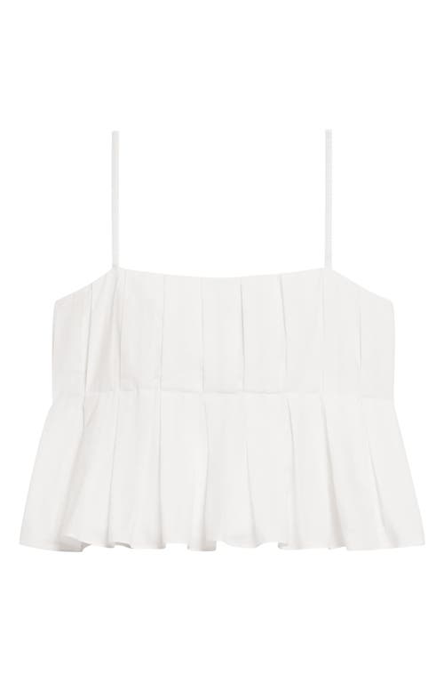 Theory Box Pleat Babydoll Camisole