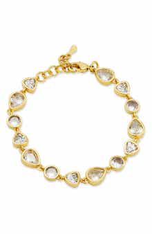 Bezel Cubic Zirconia Tennis Bracelet