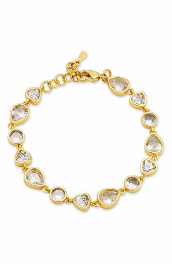 Bezel Cubic Zirconia Tennis Bracelet
