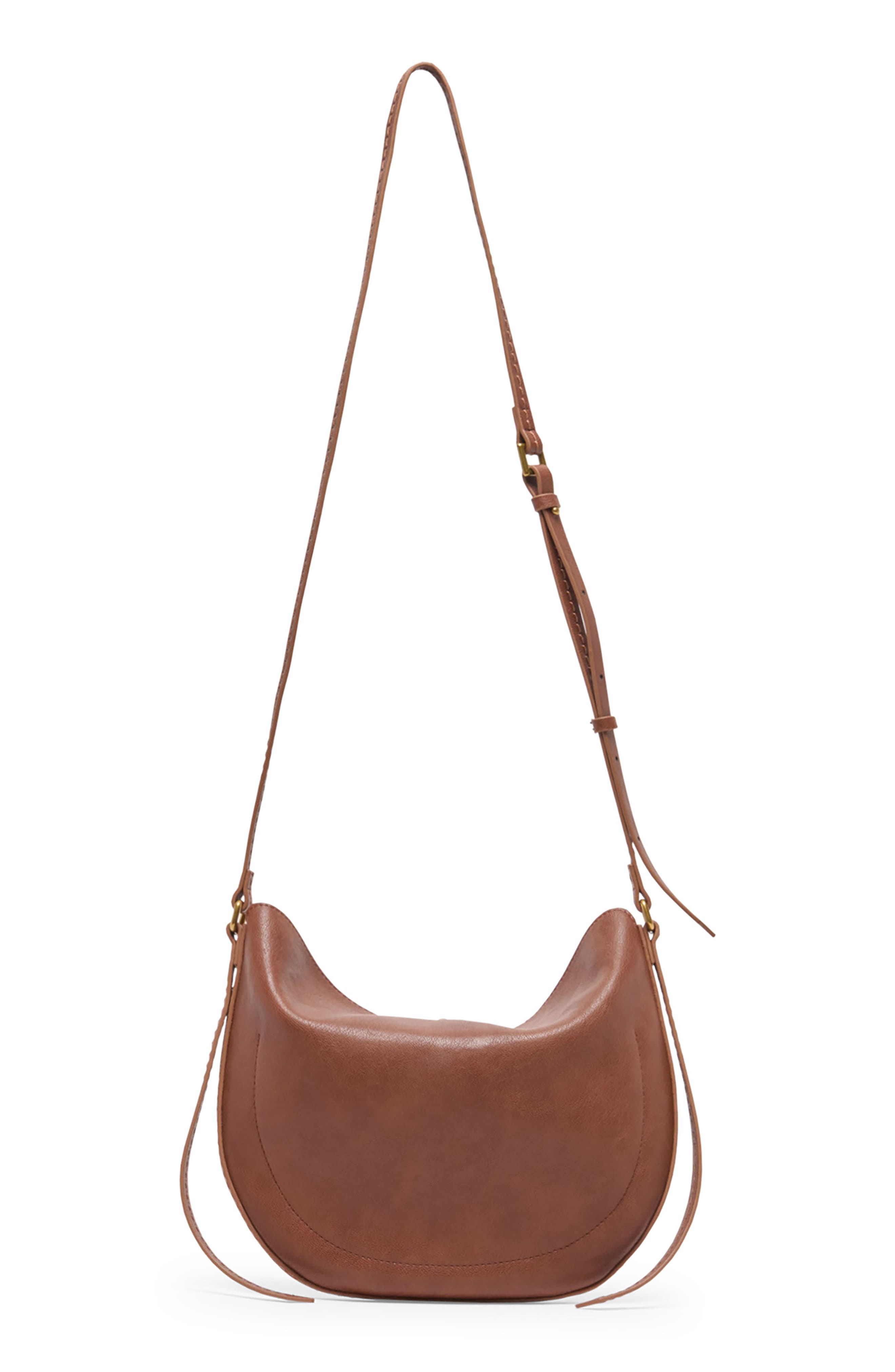 Brent Crossbody Bag, Alternate, color, SADDLE
