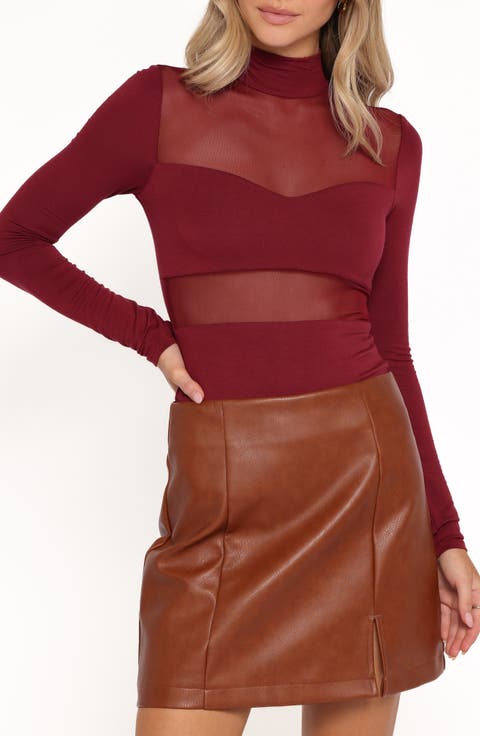 Kingsley Long Sleeve Mesh Bodysuit