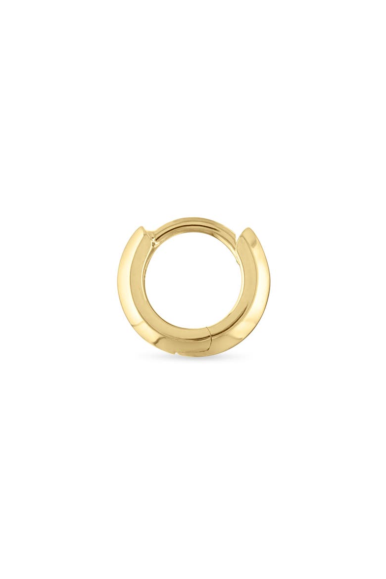 Vertex Single Hoop Earring, Alternate, color, YELLOW GOLD
