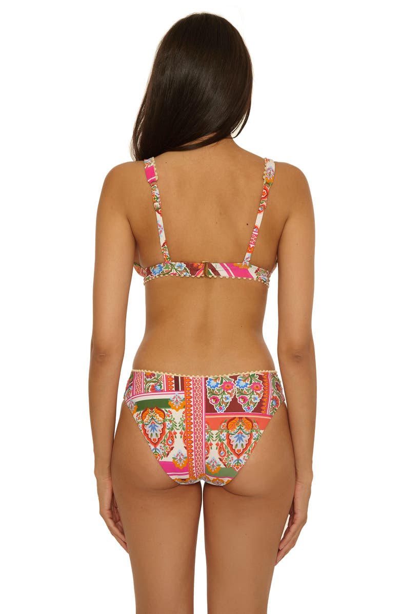 Lucky Brand Verona Hipster Bikini Bottoms, Alternate, color, Pink Multi