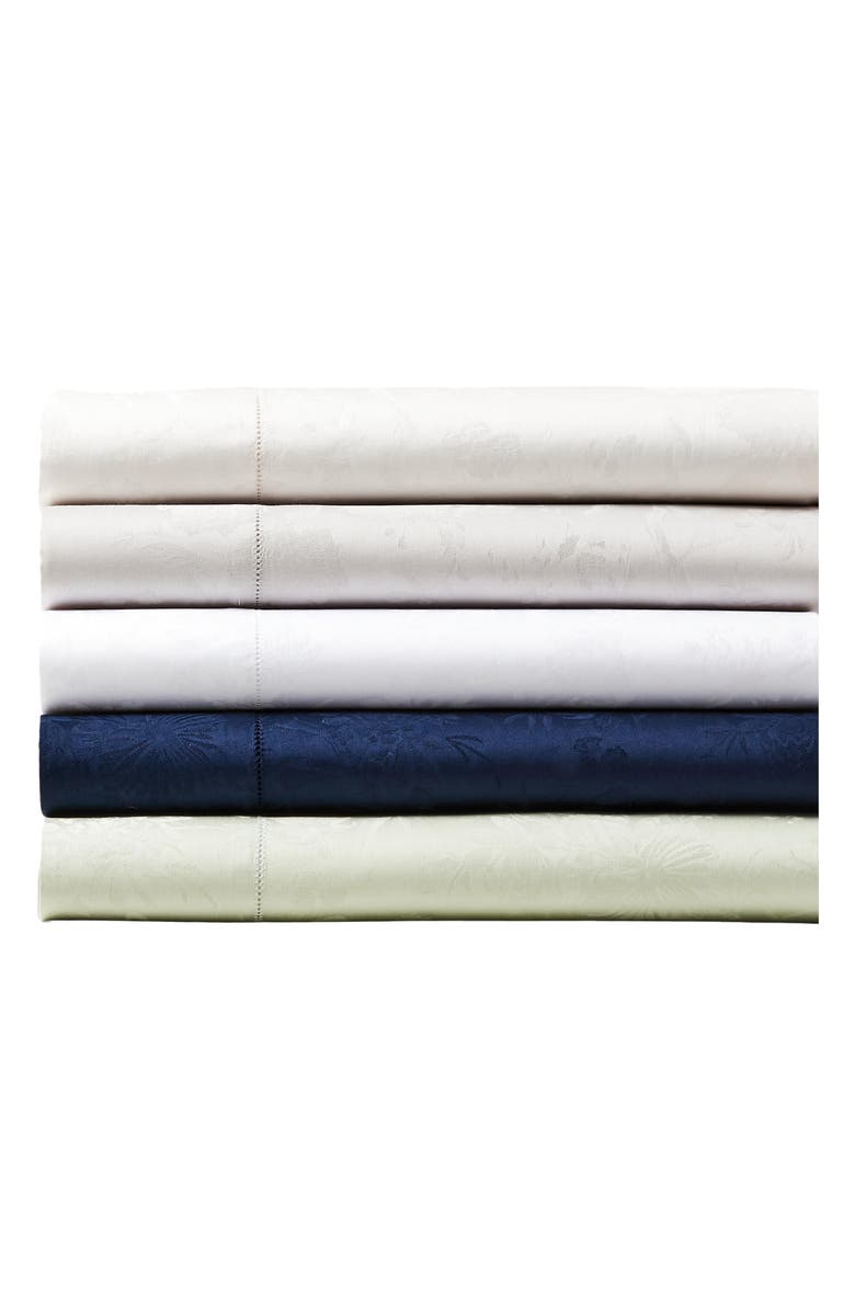 Ralph Lauren Bethany 350 Thread Count Organic Cotton Jacquard Fitted Sheet, Alternate, color, 