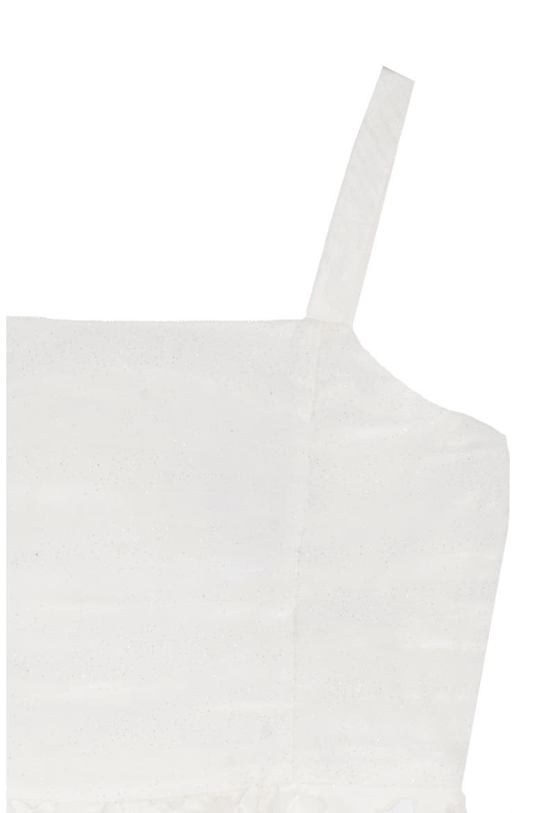 Kids' 3D Butterfly Dress, Alternate, color, WHITE
