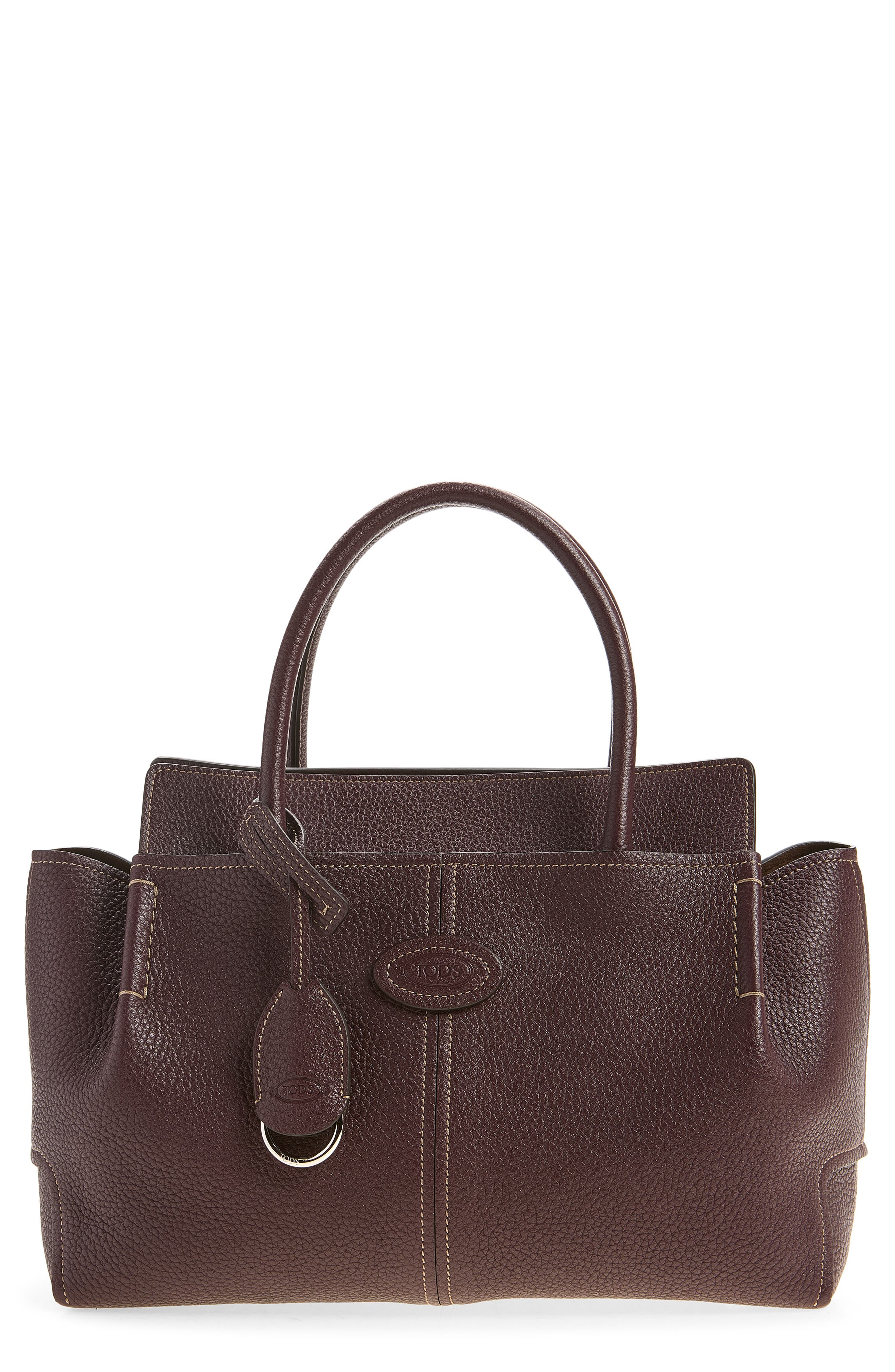 DBK Leather Shopping Tote, Main, color, KRAFT CHIARO