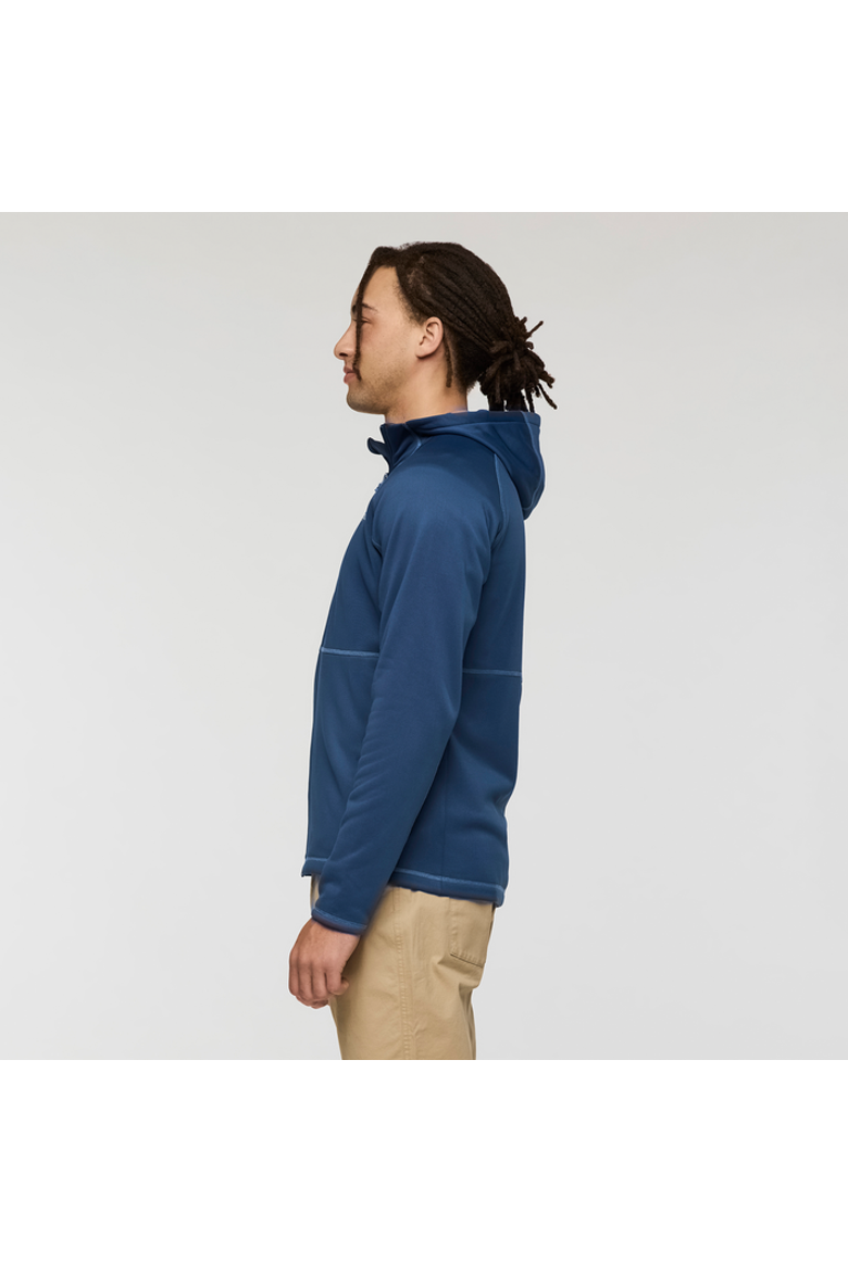 Tempa Fleece Hooded Jacket - Men's, Alternate, color, Deep Sea