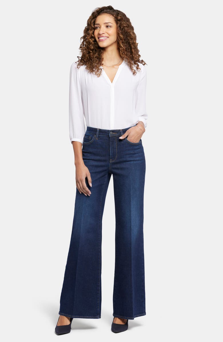 NYDJ Mia Palazzo High Waist Flare Jeans, Alternate, color, Northbridge