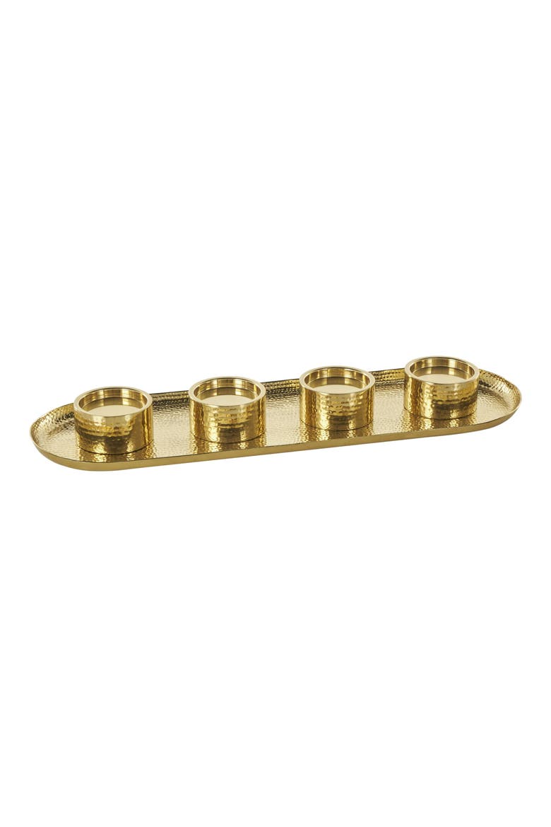Hammered Candelabra, Alternate, color, GOLDTONE