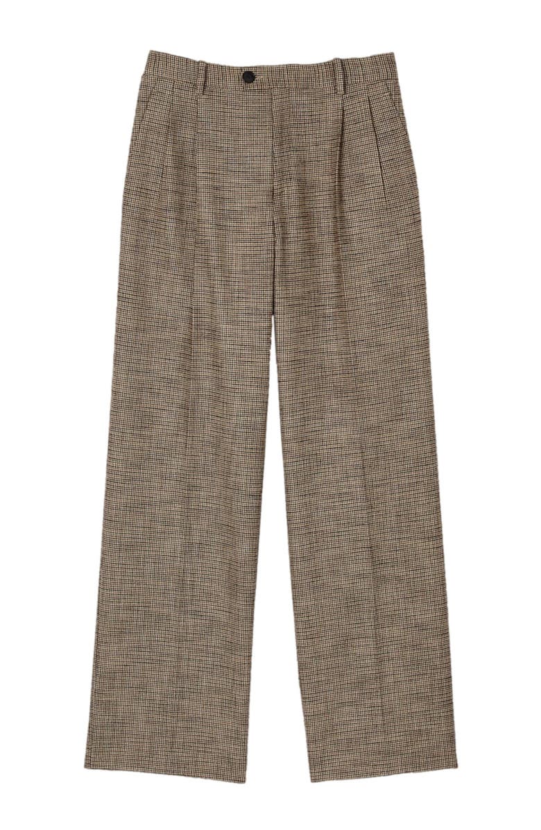 SANDRO Micro houndstooth trousers, Alternate, color,