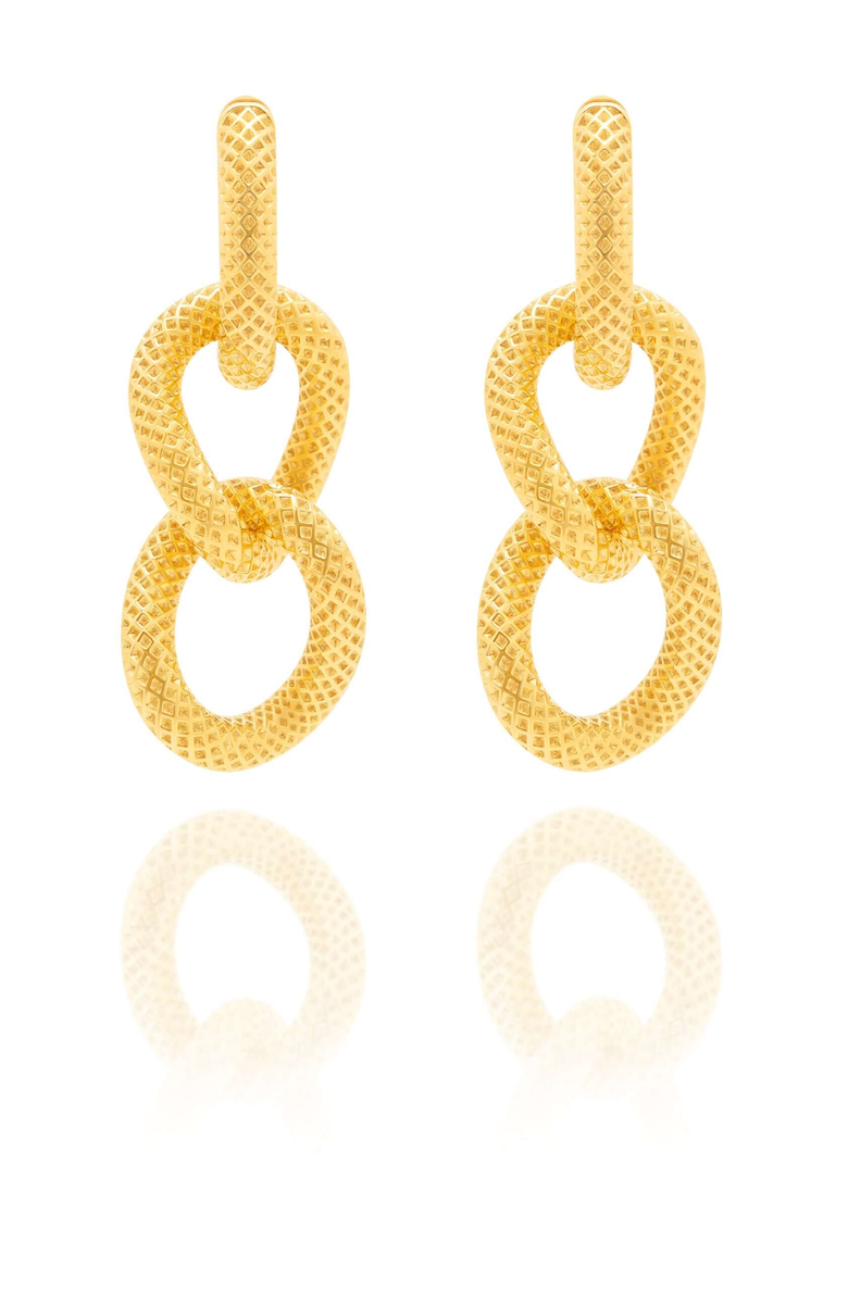 Samantha Siu - New York Gotham Nights Earrings, Alternate, color, Gold