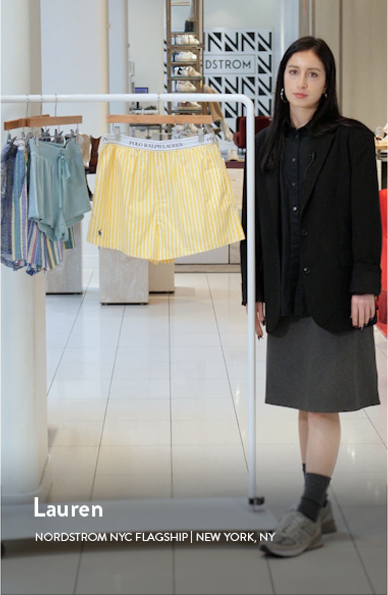 Cotton Boxer Pajama Shorts, sales video thumbnail