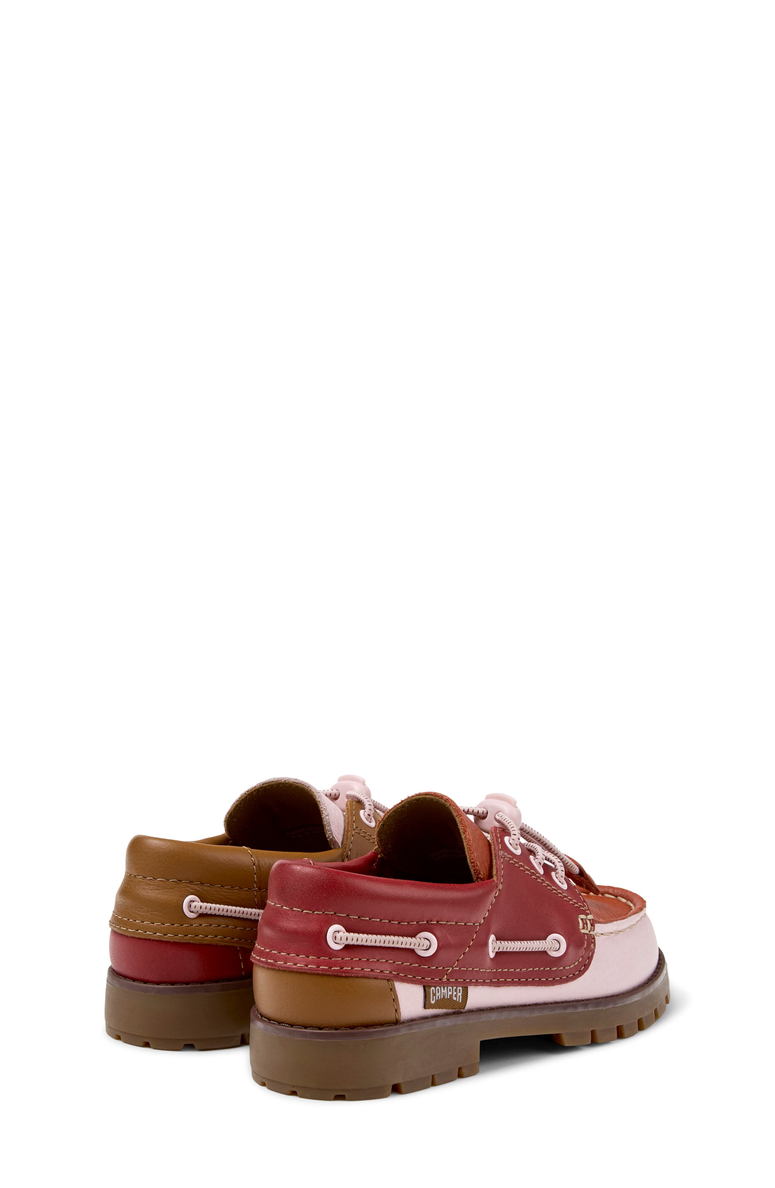 Kids' Twins Compas Leather Boat Shoe, Alternate, color, MULTI - ASSORTED