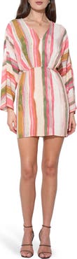 Adelyn Rae Aurora Stripe Long Sleeve Minidress