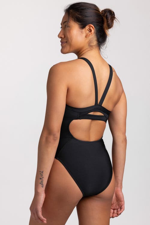 Jolyn Athletic One Piece Swimsuit In Black