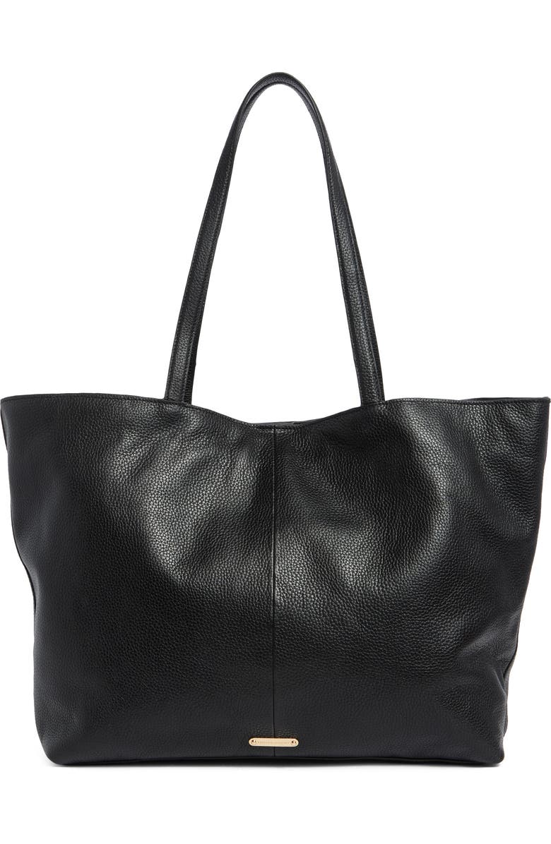 Rebecca Minkoff Darren Pocket Tote Bag, Alternate, color, Black