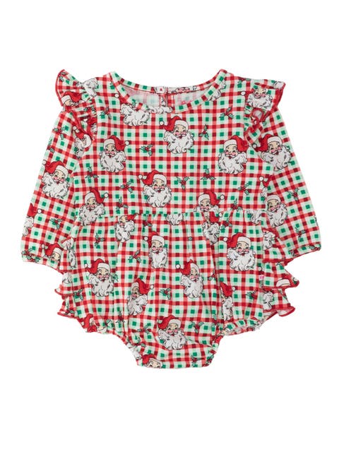 Long Sleeve Flutter Bubble Romper (baby)