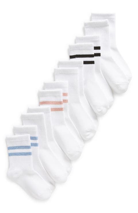 Kids' Assorted 6-Pack Crew Socks (Big Kid)