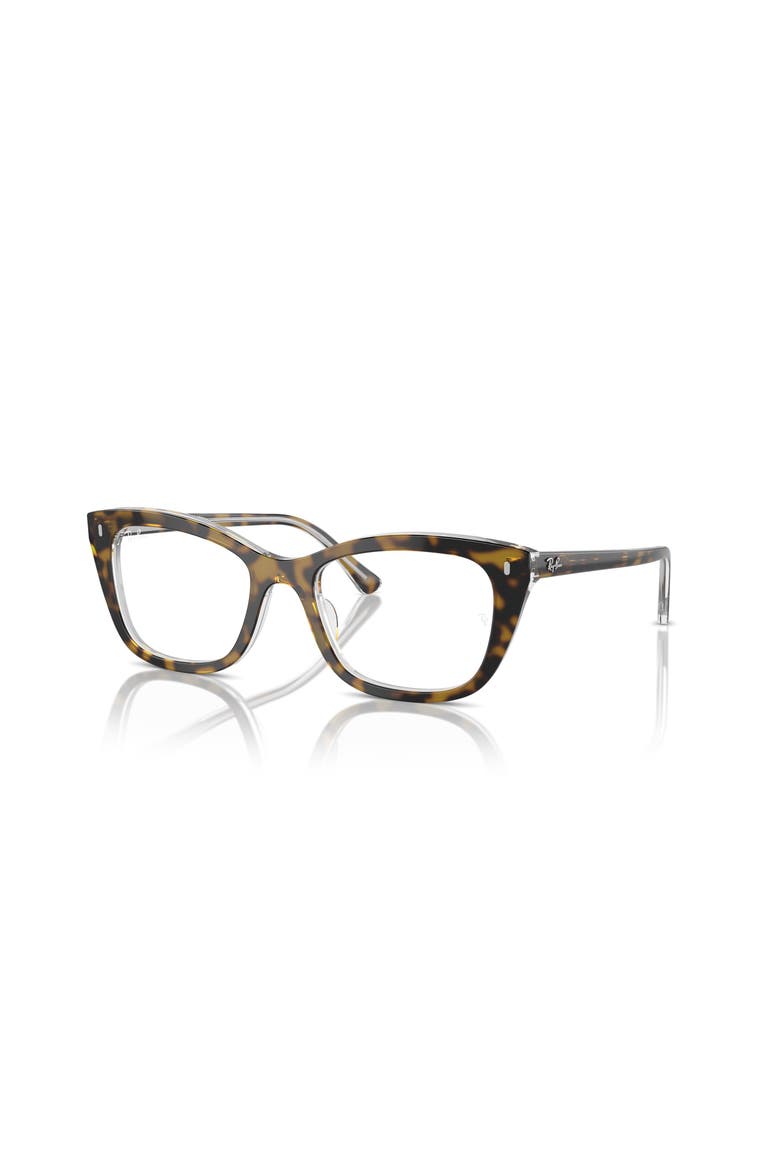 52mm Rectangle optical glasses, Main, color, Brown