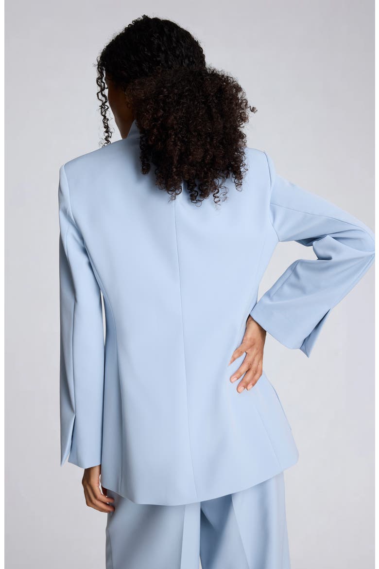 Double Breasted Contour Jacket, Alternate, color, BLUE DAWN