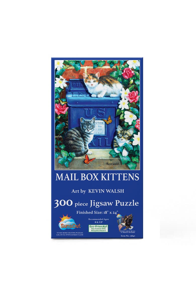 Mail Box Kittens 300 piece Jigsaw Puzzle for Adults, Alternate, color, Multicolor