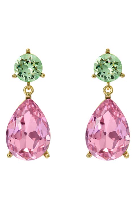 Tearsa Crystal Teardrop Earrings