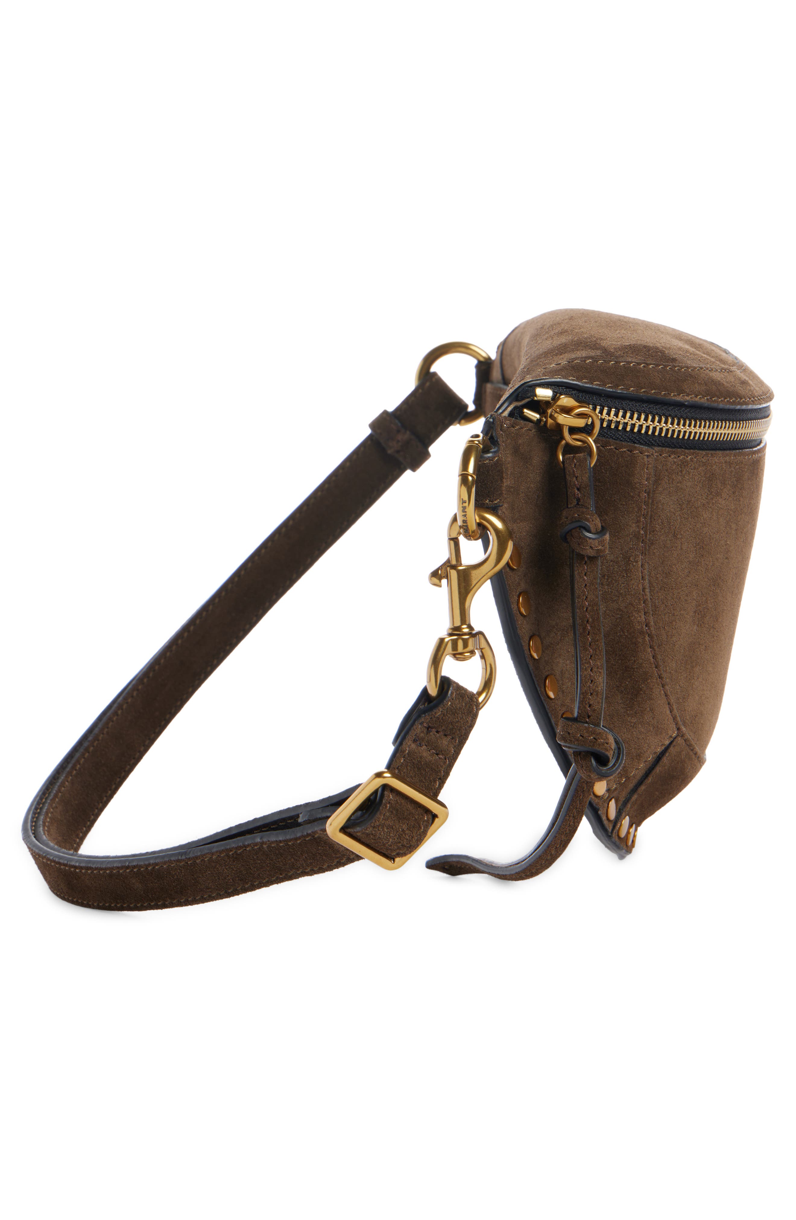 Isabel Marant Skano Stud Crossbody Bag, Alternate, color, 