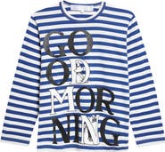 Tao Comme des Garçons Moomin Stripe Cotton Graphic T-Shirt