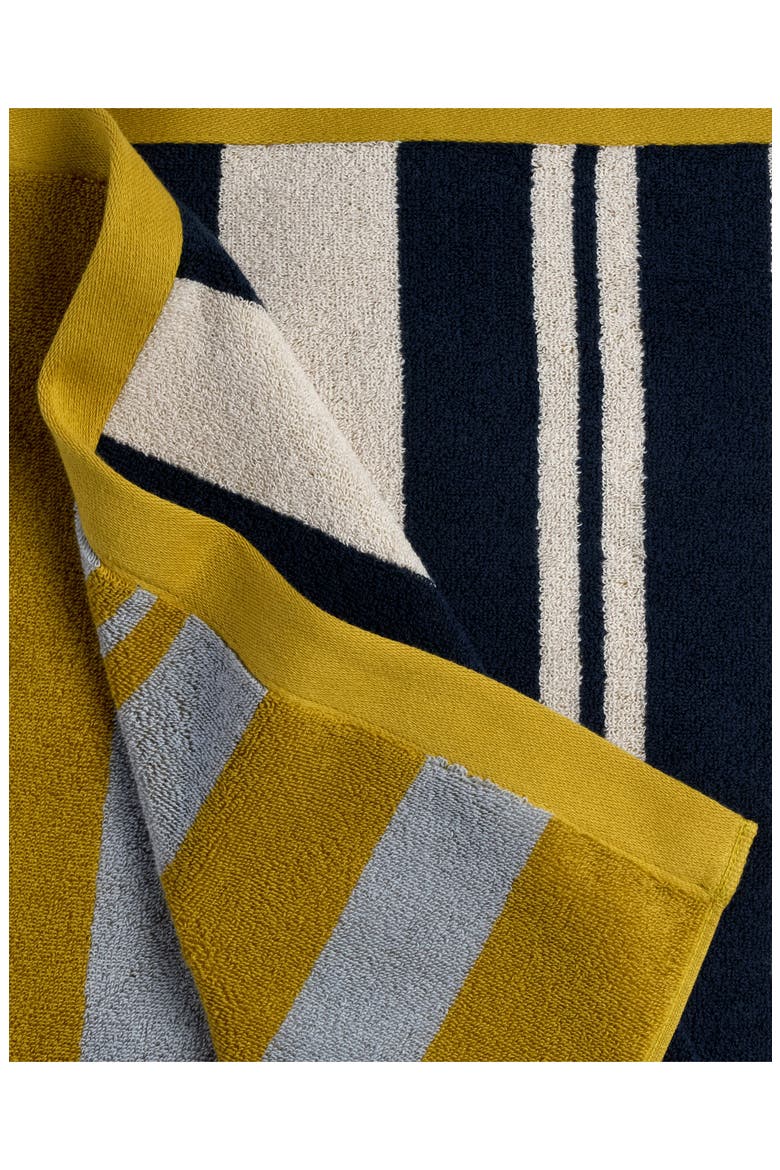 Casita Stripe Beach Towel, Alternate, color, CITRON AND SKY